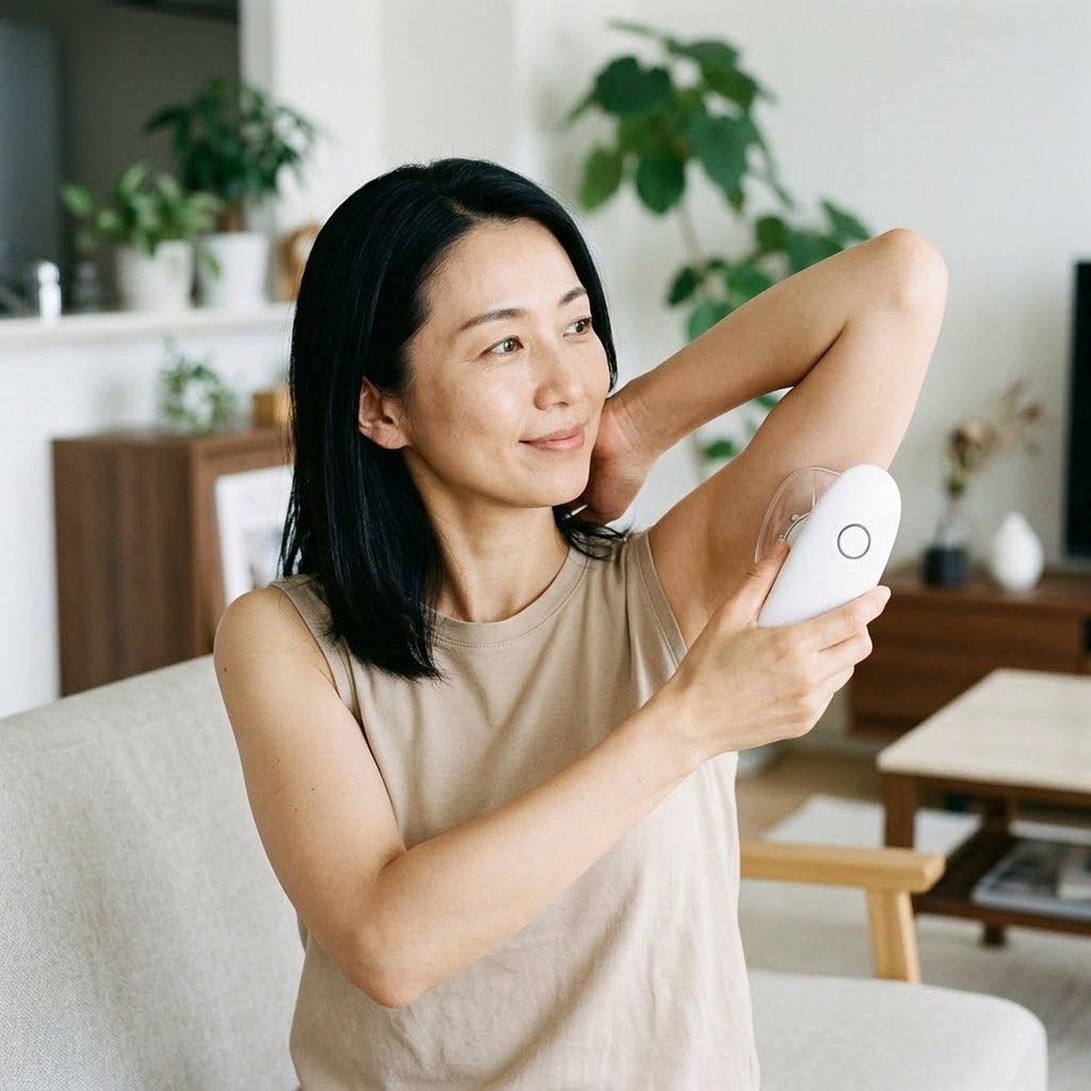 二の腕に使用しているイメージ