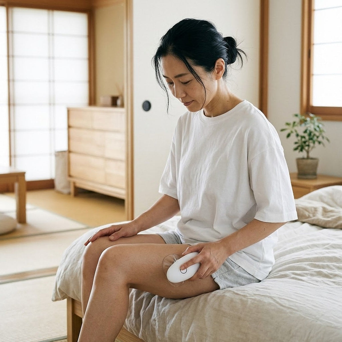 太ももに使用しているイメージ